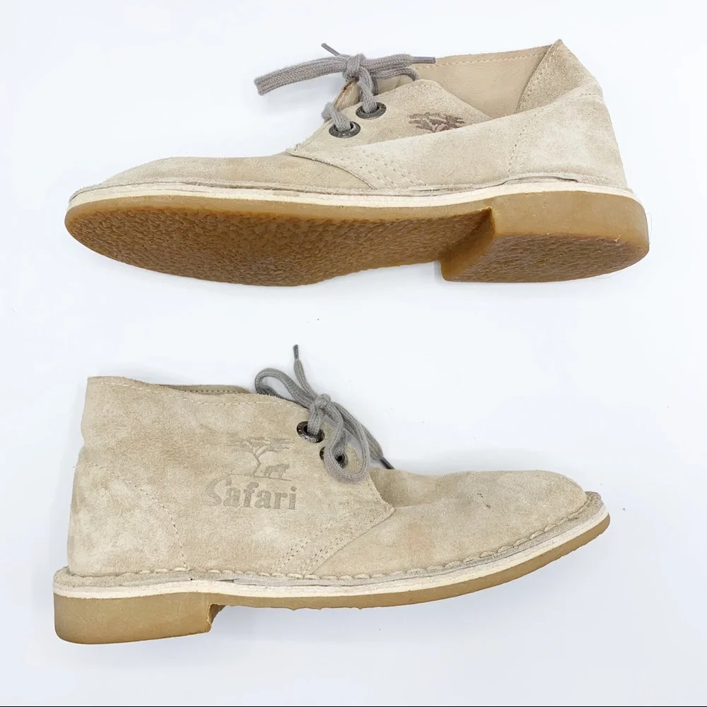 Clarks Women's Tan Suede Ankle Boots - Picture 5 of 13